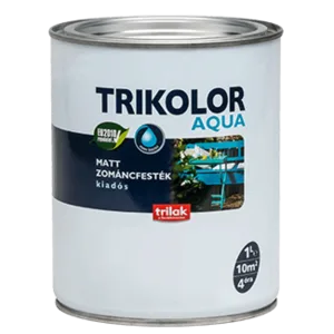 Trikolor Aqua matt zománcfesték fára és fémre, vízbázisú – 1 l