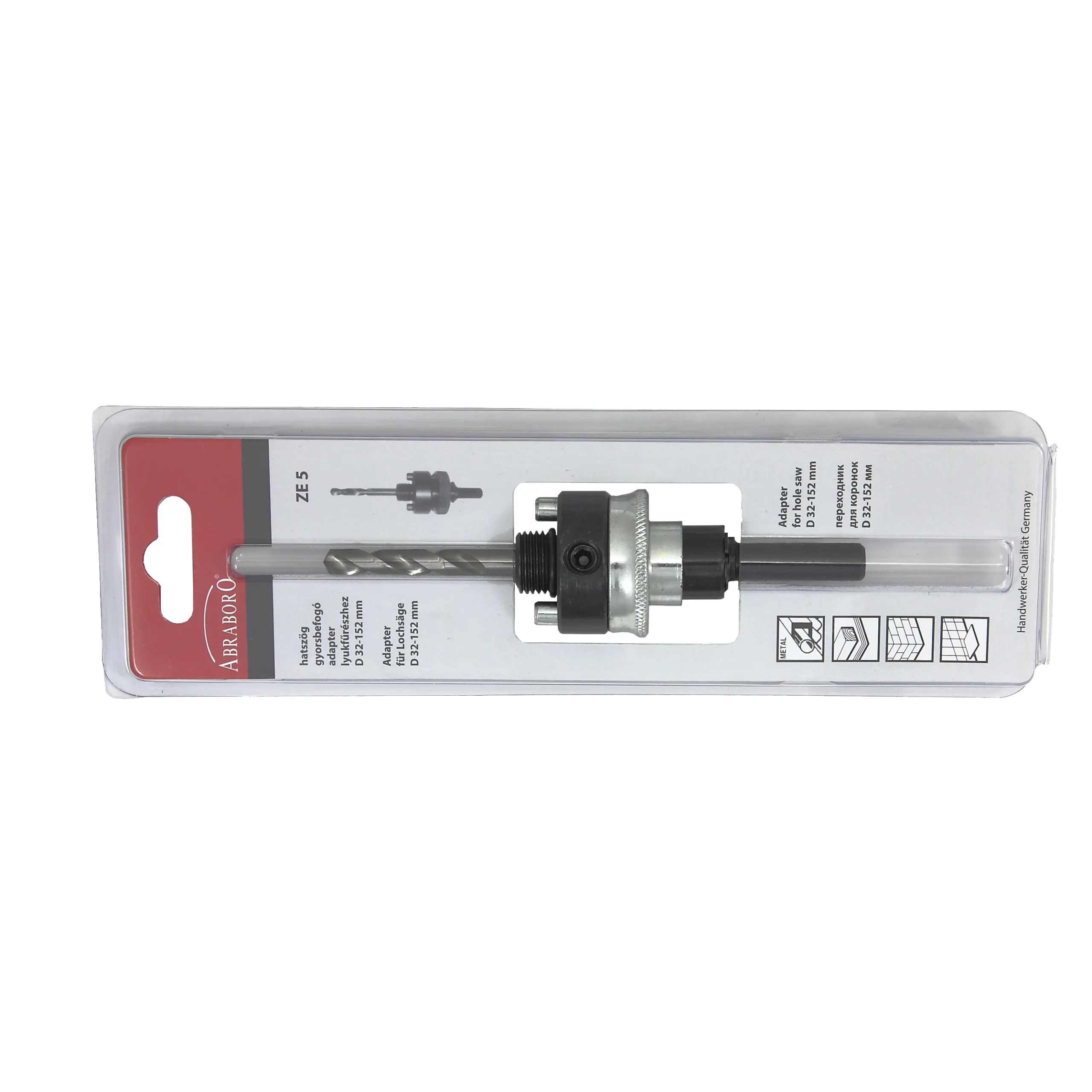 ABRABORO lyukfűrész adapter (ZE 2, ZE 5, ZE 7 SDS Plus)